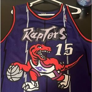 Vince Carter purple throwback Mitchell&ness basketball jersey size adult large